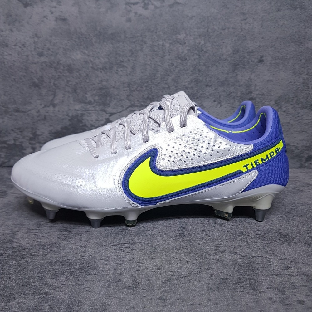 NIKE‎ Legend 9 Elite SG-PRO Soccer Cleats Mens 7 Womens 8.5 Grey Blue Volt